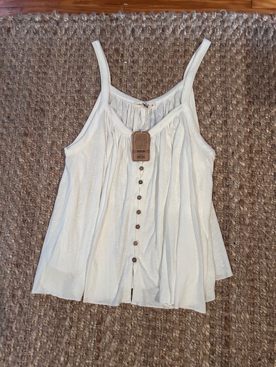 NATURAL LIFE Tops - Natural Life Tank Top Flowy Off-white - Medium NWT